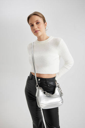 Woman Faux Leather Shoulder Bag