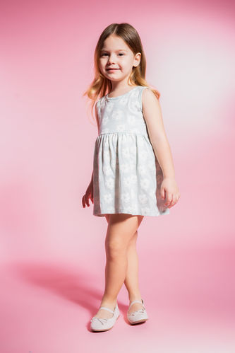 Baby Girl Printed Sleeveless Dress