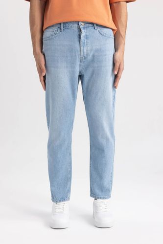 Pantalon Jean Slim Taille Haute et Jambe Étroite des Années 90