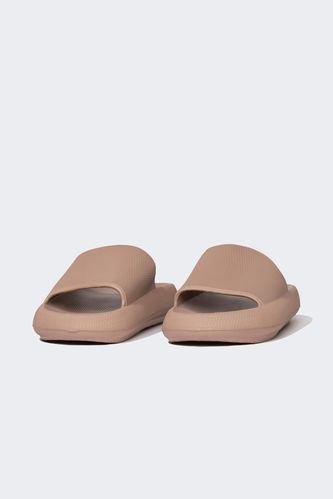 Woman High Sole Slip On Plastic Slippers