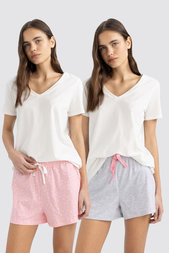 Fall in Love 2 Piece Shorts Pajama Bottoms