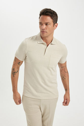 Slim Fit Kısa Kollu Polo Tişört
