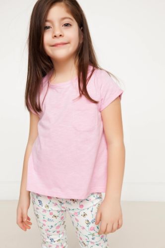 Cepli Basic Kız Çocuk Body