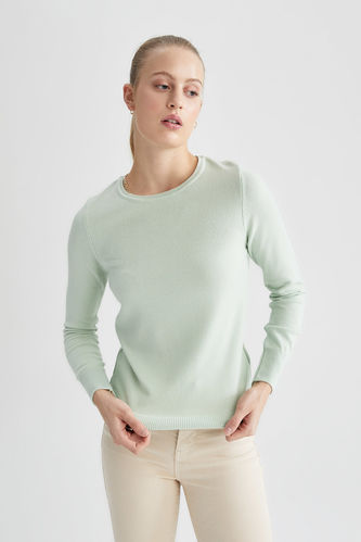 Relax Fit Extra Soft Cashmere Textured Knitwear Sweater