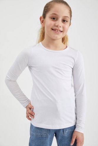 Kız Çocuk Basic Uzun Kollu Tişört