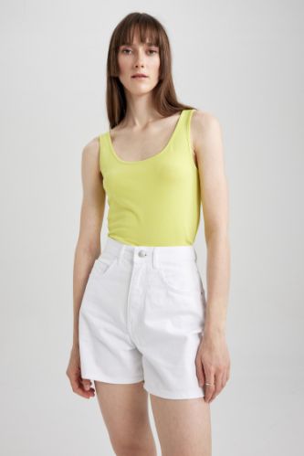 Slim Fit Bisiklet Yaka Atlet