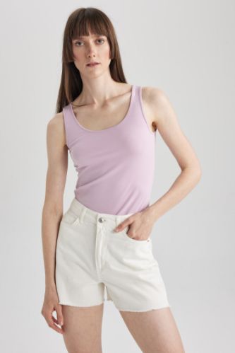 Slim Fit Bisiklet Yaka Atlet