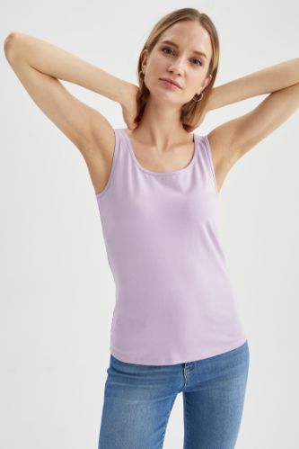 Askılı Basic Slim Fit Atlet