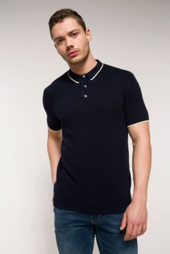 Slim Fit Basic Polo Yaka Tişört