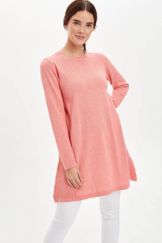 Basic Uzun Kollu Triko Tunik