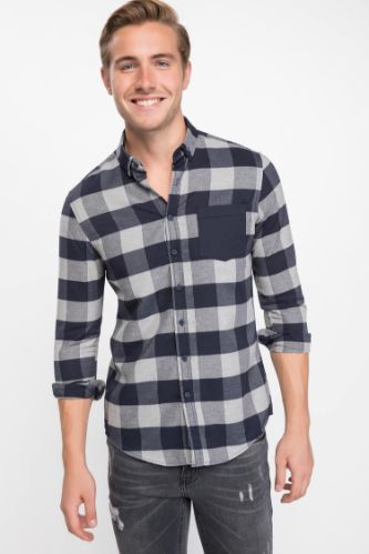 Kareli Slim Fit Gömlek