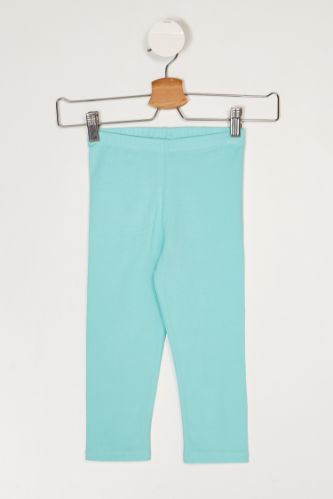 Kız Çocuk Slim Fit Kapri Boy Tayt
