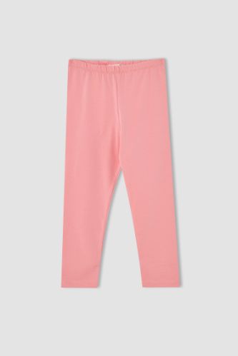 Kız Çocuk Slim Fit Kapri Boy Tayt