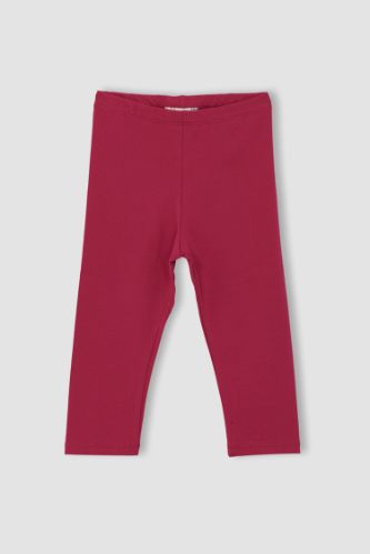 Kız Çocuk Slim Fit Kapri Boy Tayt