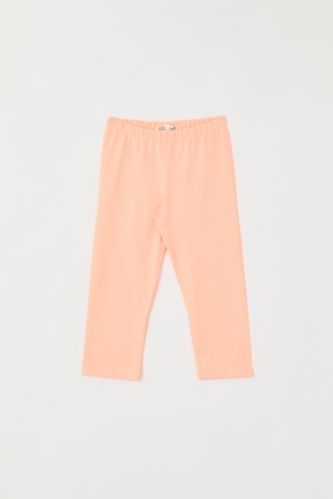 Kız Çocuk Slim Fit Kapri Boy Tayt