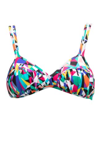 Geometrik Desenli Bikini Üstü