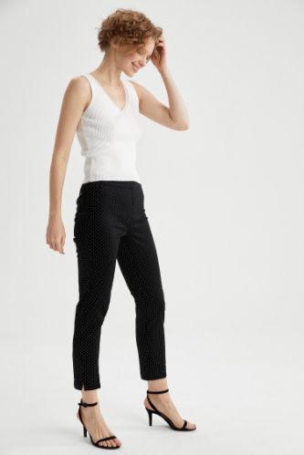 Valentina Puantiye Desenli Cigarette Pantolon