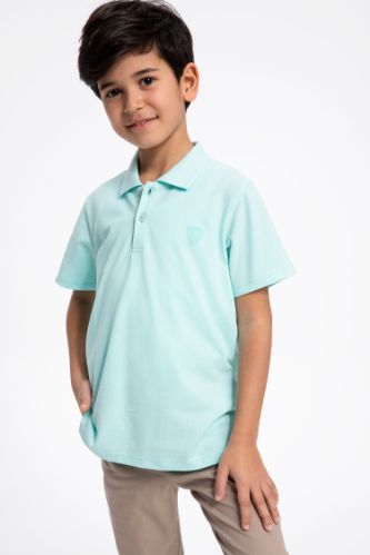 Erkek Çocuk Polo Yaka Kısa Kollu Tişört