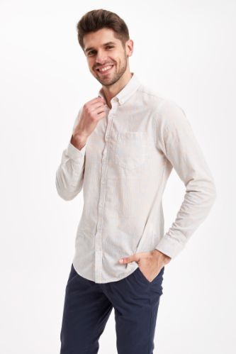 Tek Cepli Slim Fit Gömlek