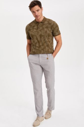 Relax Fit Keten Pantolon