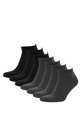 Lot de 7 paires de chaussettes courtes en coton pour homme