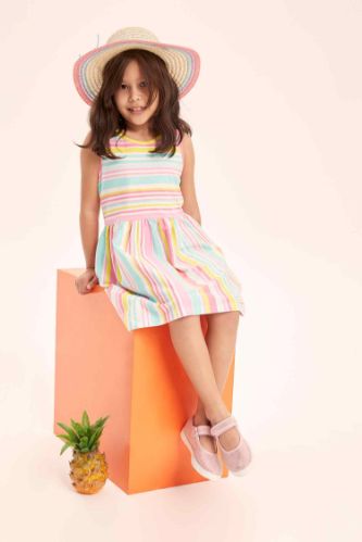 Kız Çocuk Regular Fit Örme Elbise