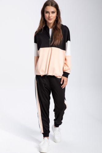 Şeritli Relax Fit Pantolon