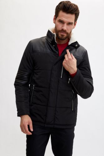 Slim Fit Kalın Mont