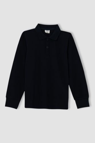 Erkek Çocuk Uzun Kollu Polo Tişört