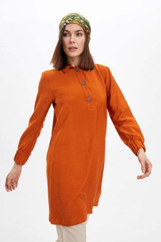 Gömlek Yakalı Relax Fit Tunik