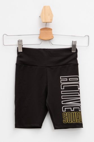 Kız Çocuk Slim Fit Tekli Tayt