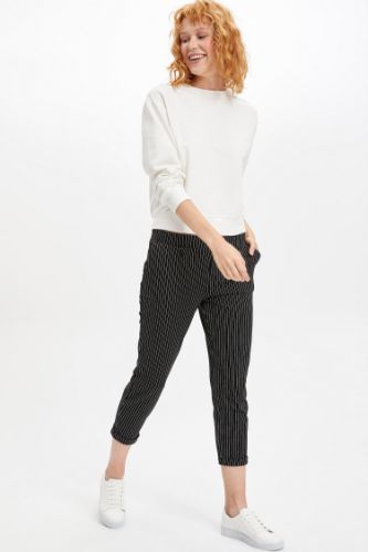Çizgili Jogger Pantolon