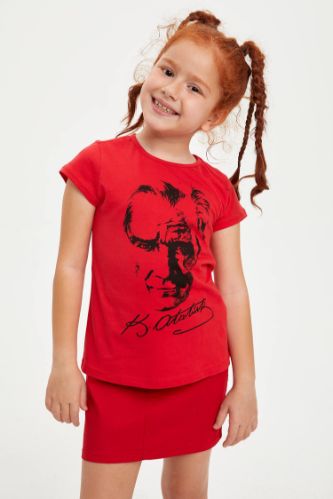 Atatürk Baskılı Kısa Kollu T-shirt