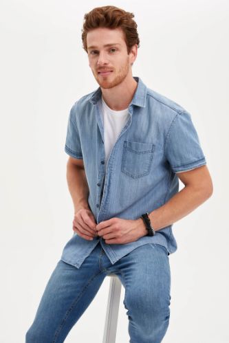 Slim Fit Jean Gömlek