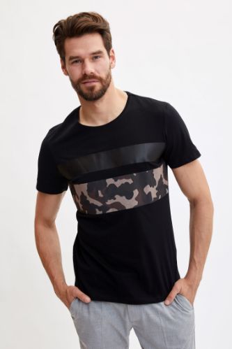 Baskılı Slim Fit Tişört