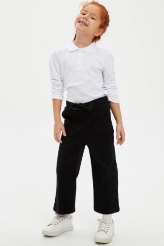 Wide Leg Dokuma Pantolon