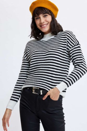 Regular Fit Bisiklet Yaka Kazak