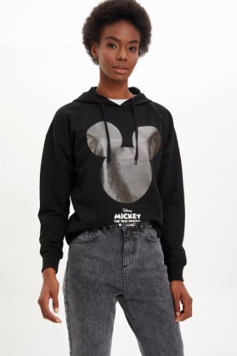 Disney Lisanslı Regular Fit Uzun Kollu Sweatshirt
