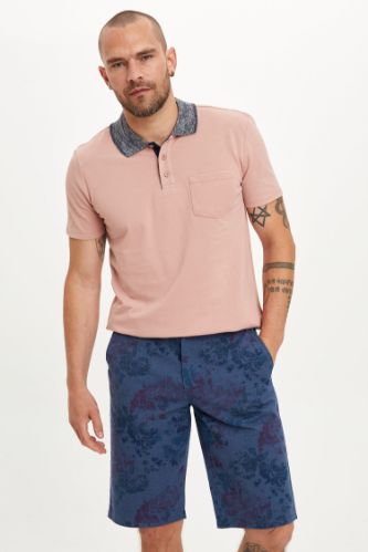 Slim Fit Polo Yaka Kısa Kollu Tişört