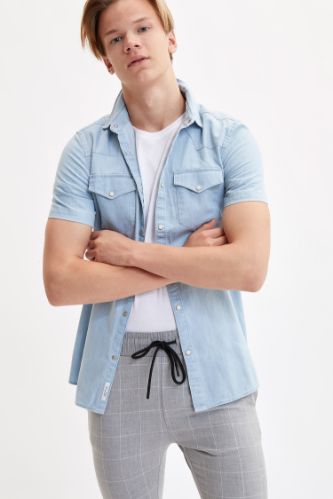 Slim Fit Jean Gömlek
