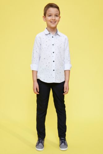 Erkek Çocuk Slim Fit Dokuma Pantolon