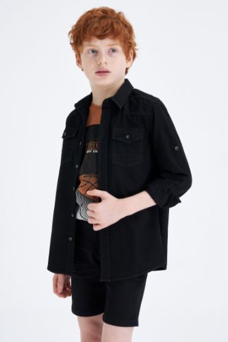Erkek Çocuk Regular Fit Uzun Kollu Gömlek