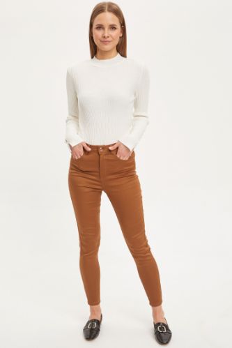 Slim Fit Dokuma Pantolon