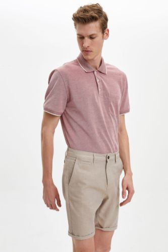 Regular Fit Polo Yaka Cepli Kısa Kollu Tişört