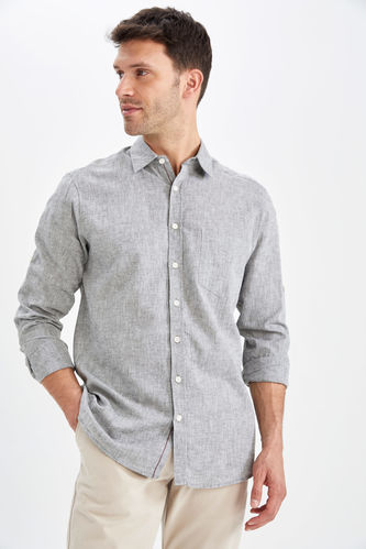 Modern Fit Long Sleeve Shirt