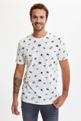 Baskılı Slim Fit Tişört