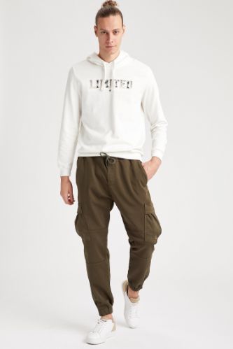 Bağcıklı Jogger Kargo Pantolon