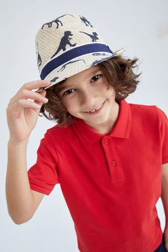 Erkek Çocuk Hasır Şapka