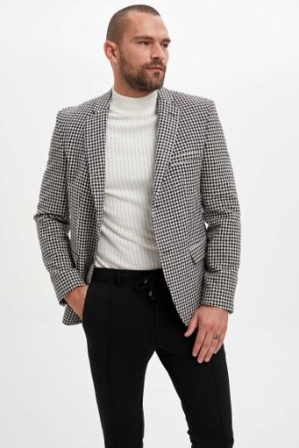 MODERN FIT Astarlı Blazer