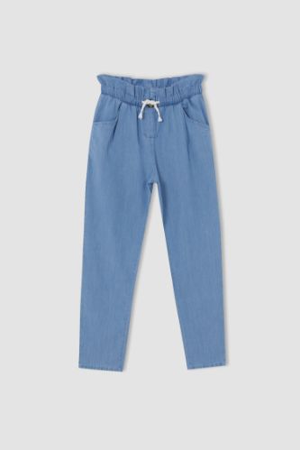 Kız Çocuk Carrot Fit Esnek Belli Jean Pantolon